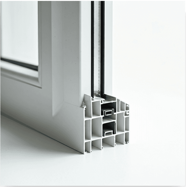 Precision UPVC window frame profile