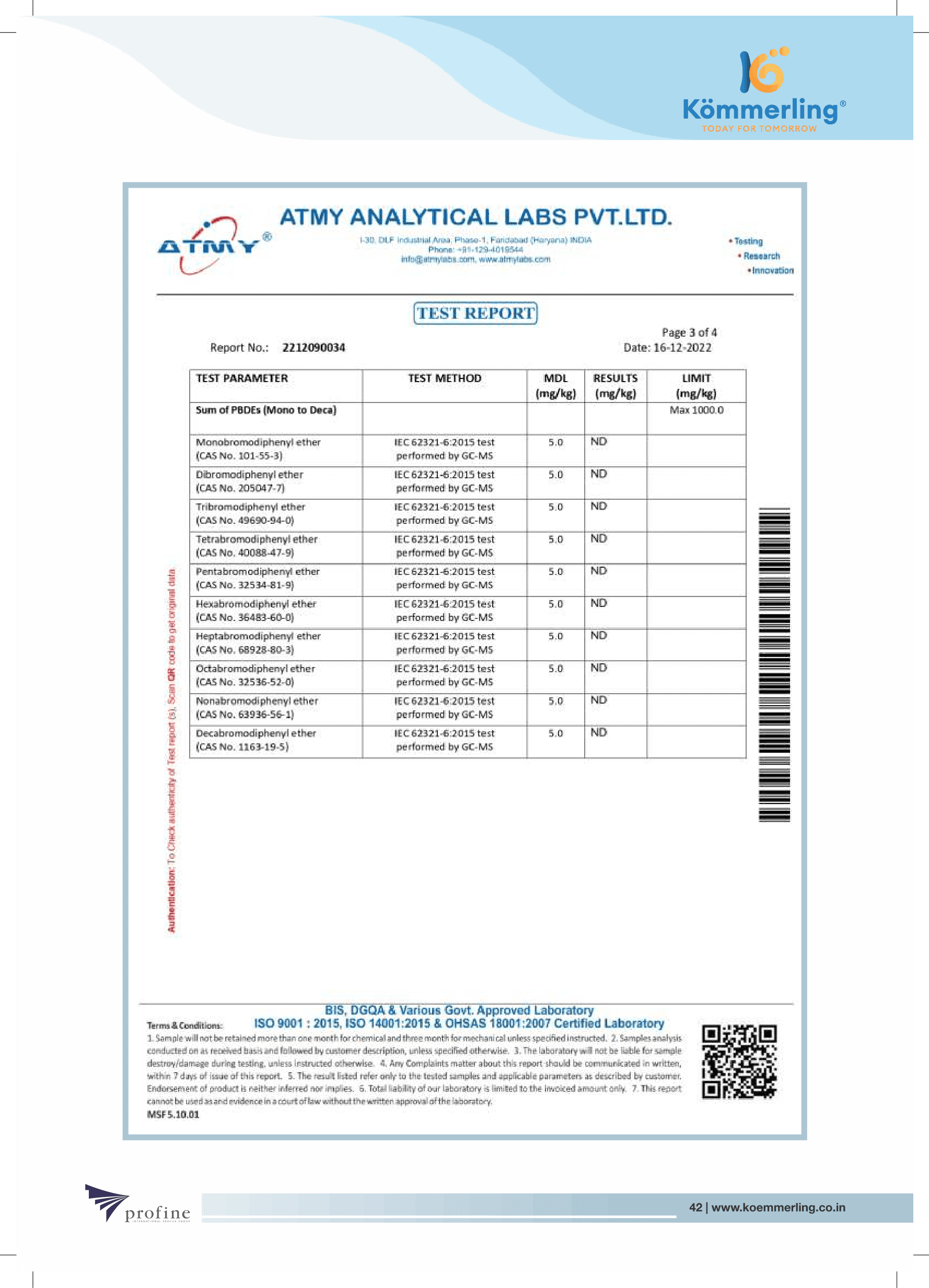 Certificate 42